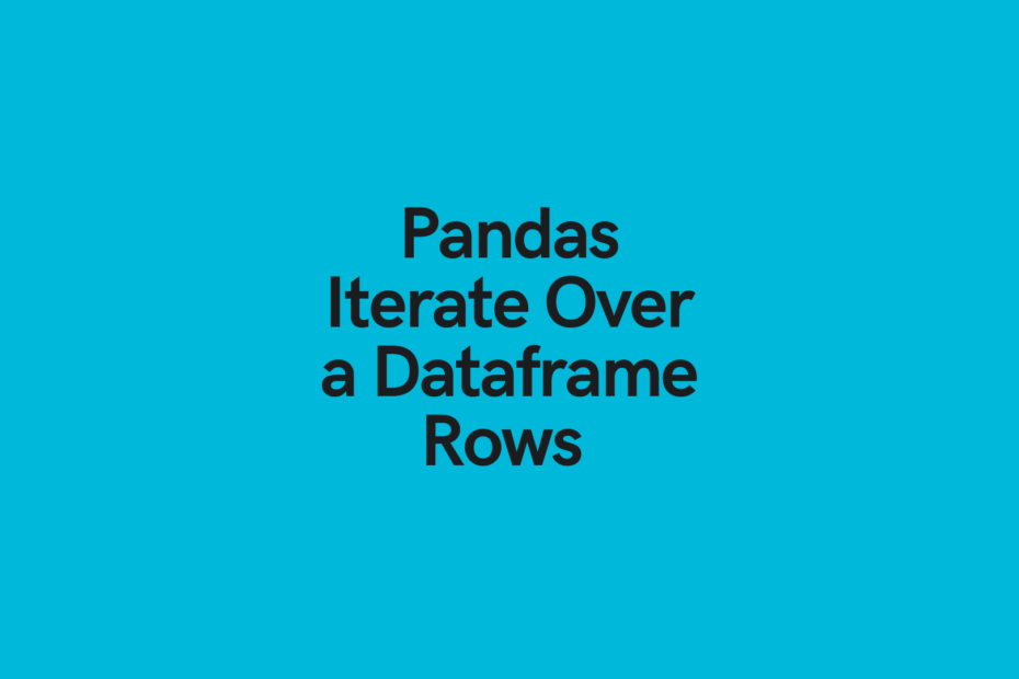 DataFrame Rows