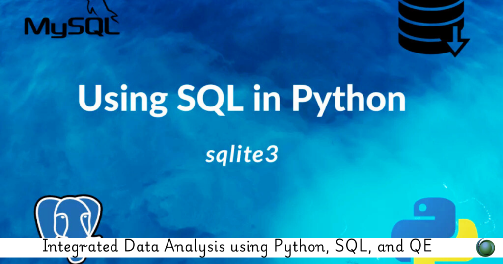 Integrated Data Analysis using Python, SQL,QE-Locus IT Academy