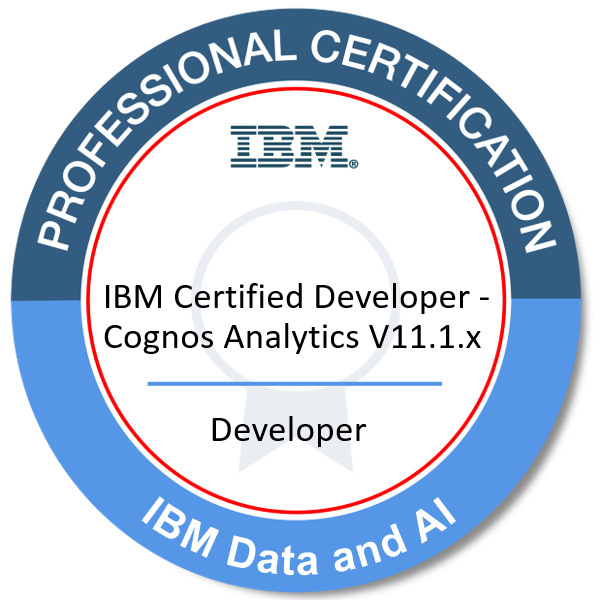 IBM Certified Developer - Cognos Analytics V11.1.x Exam training