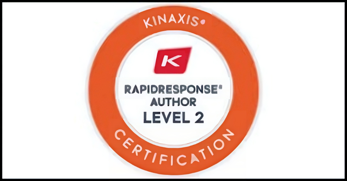 Kinaxis Certified RapidResponse Author Level2