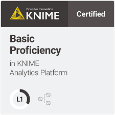 L1: Basic Proficiency in KNIME Analytics Platform Free