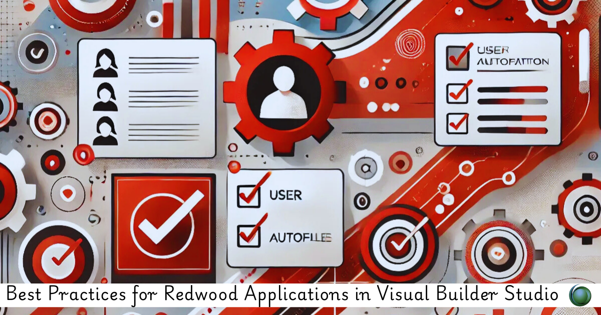 Redwood Applications in Visual Builder Studio