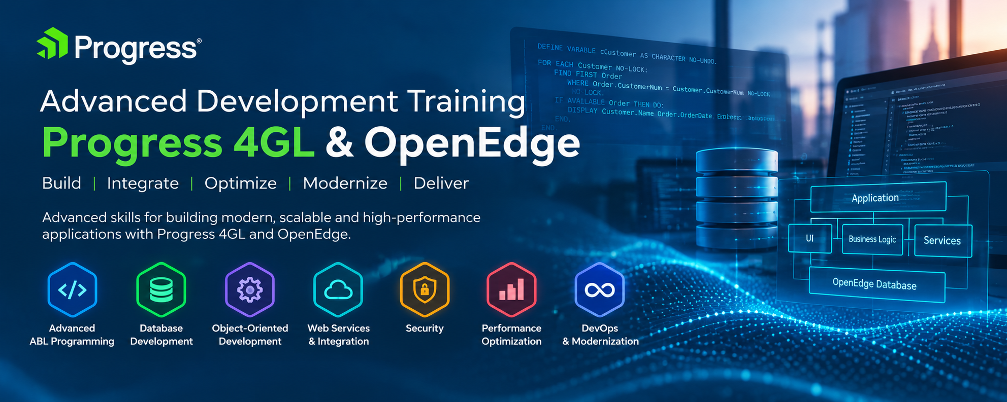 Advanced Development Training – Progress 4GL & OpenEdge
